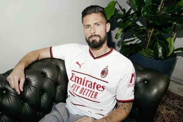 Maillot de Foot AC Milan Brahim 10 Tenue Extérieur 2022/23